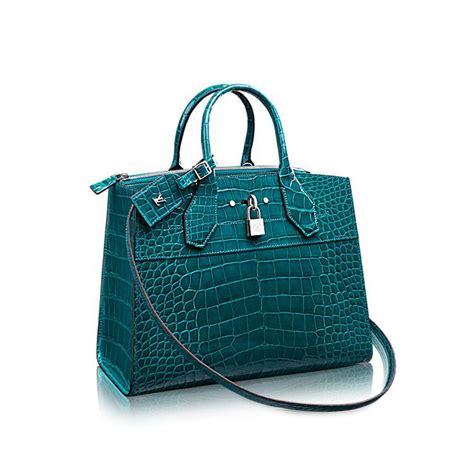 louis vuitton neo steamer crocodile|City Steamer MM Crocodilien Brillant .